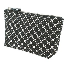 Indenya Inden Pouch Deerskin Soyoka Cloisonn  pattern Black White Mens Japan New