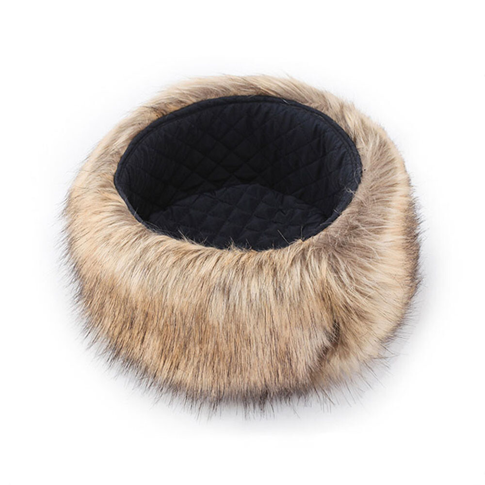 APL Cappello Uomo in Pelle Pu Cappello in Pelliccia Cotone Protezione Udito Berretto Super Caldo M 