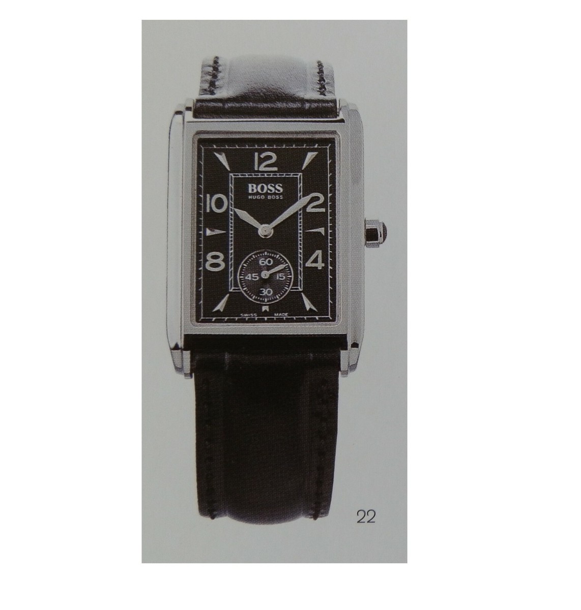 Hugo Boss Metropolis mens swiss black dial designer 1100 suit