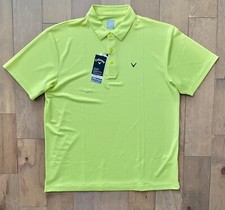 Callaway Nwt Polo Shirt Opti-Dri Textured Daiquiri Green XL