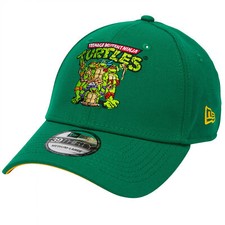 Teenage Mutant Ninja Turtles 90's Logo 39Thirty Fitted Hat Green