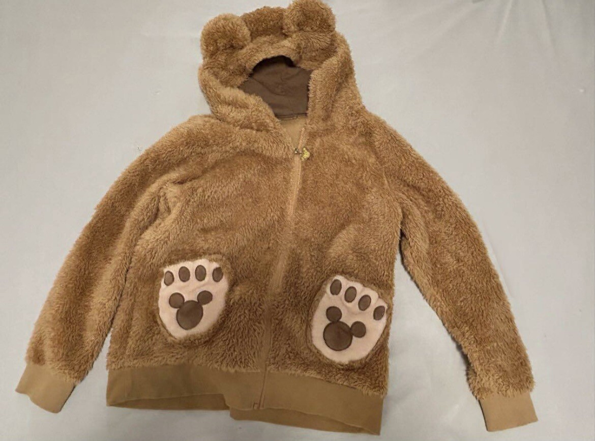 Tokyo Disney Resort Limited Duffy Bear Fluffy Hoodie S size for