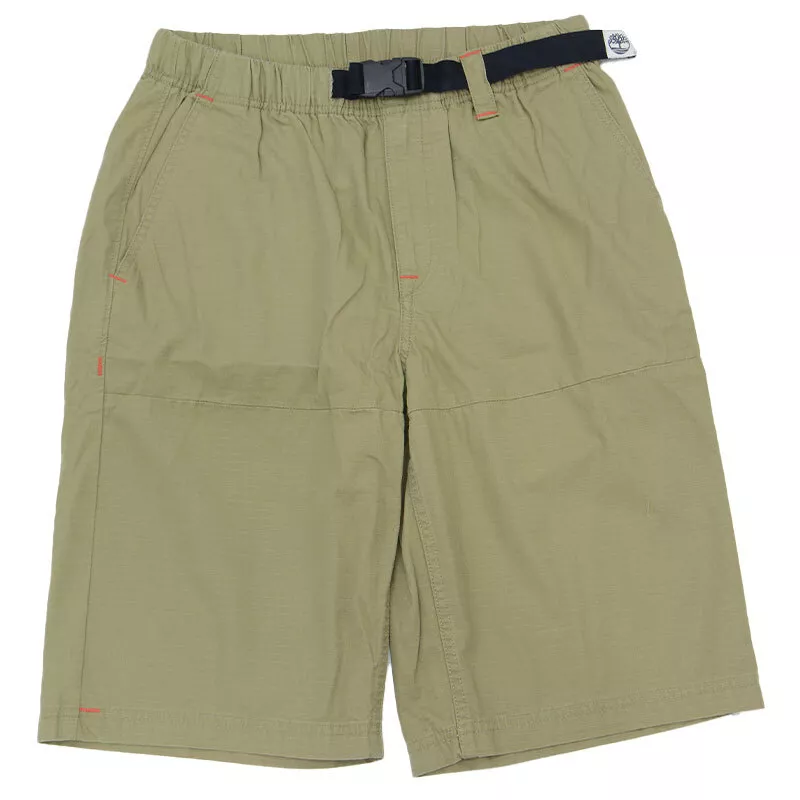 TIMBERLAND Mens Chino Shorts Straight Cotton Long Leg Bottom Half Pants W32 NEW