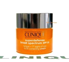 CLINIQUE Superdefense SPF25 Cream for "Very Dry / Combination Skin" (1.7oz/50mL)