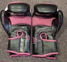 Sanabul Essential Gel Training Gloves Black/Pink 14oz Women’s