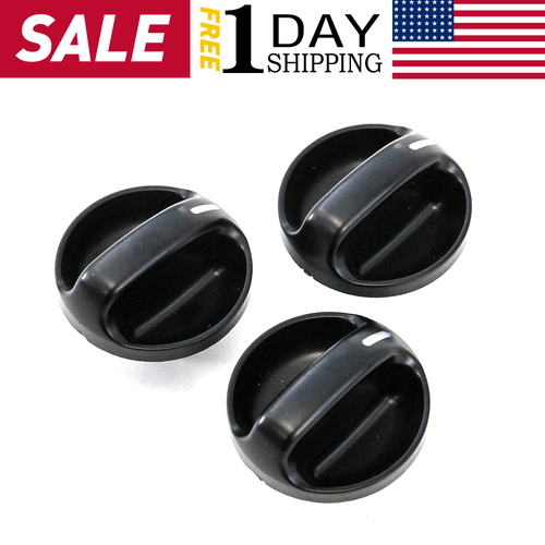 Fit for Toyota Tundra Truck 2000-06 Control Knobs Dials Heater A/C Fan Set of 3