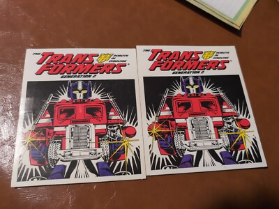 Transformers 1992 Wal Mart Kid's Meal G2 Booklet and Puzzle