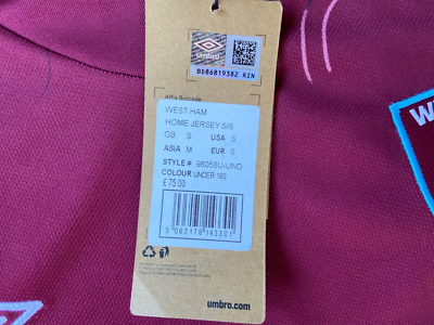 Lucas Paqueta West Ham United Home Football Jersey Soccer Shirt