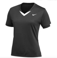 Nike Elite Short Sleeve Training Jersey Women's M Black Volleyball Lacrosse