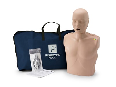 PRESTAN  Adult CPR Training Manikin with CPR Monitor, Medium Skin Tone