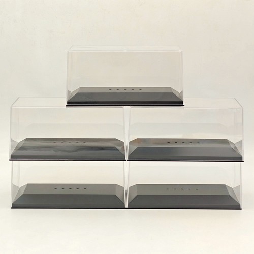 Display Box Acrylic Case Stand Transparent Dustproof for 1:72 1:43 IXO TSM Model - Foto 18 di 28