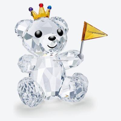 SWAROVSKI KRIS BEAR CONGRATULATIONS 5492229 MINT BOXED RETIRED RARE