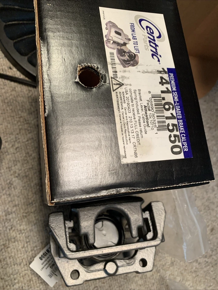 Disc Brake Caliper-Premium Semi-Loaded Centric 141.61550 Reman Foto 2 de 2