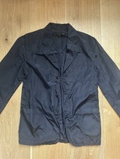 Comme Des Garcons mens black nylon blazer