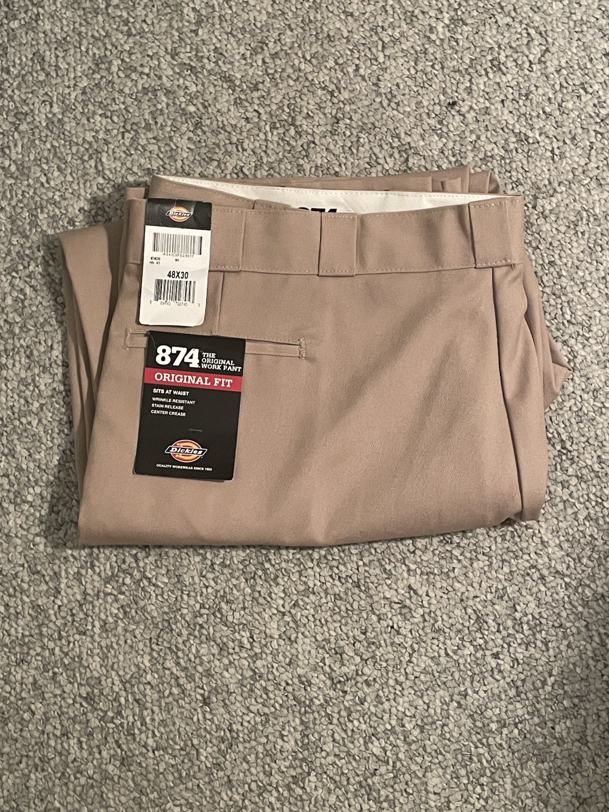 Dickies Mens 874 Pants Sz 48 48x30 Classic Original Fit Work Straight Leg NEW