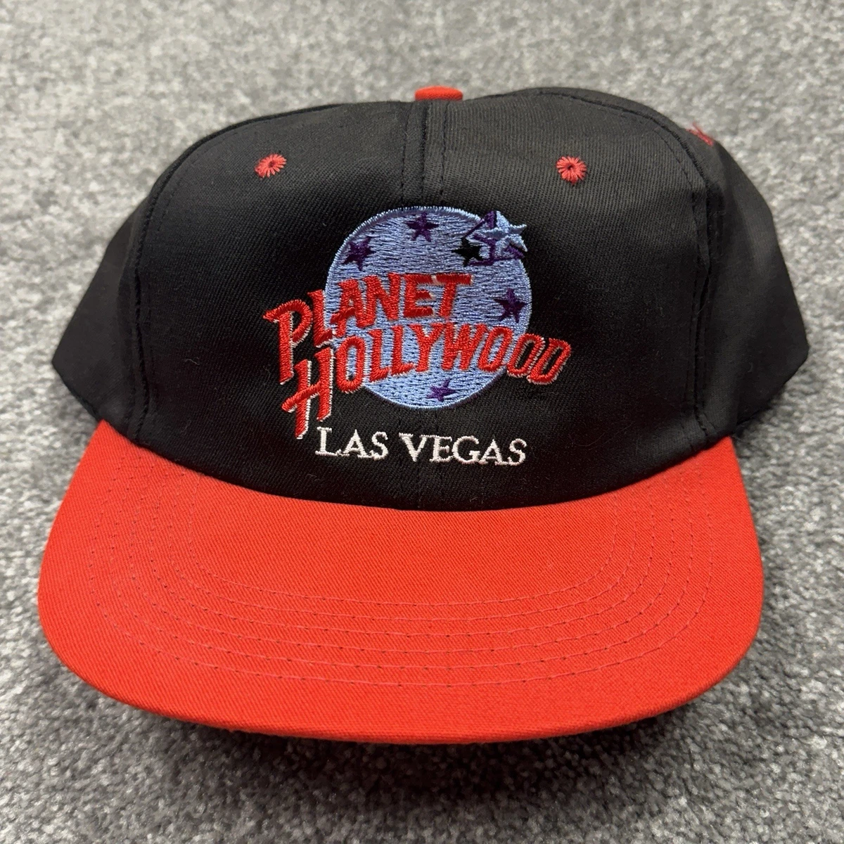 Vintage Early 90’s Planet Hollywood New York Black Baseball Hat Original Planet Hollywood Men main image 4