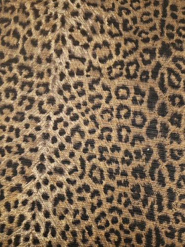 P KAUFMANN Lot Of 2 Leopard Animal Print MULTIUSE FABRIC Remnant Pieces Read - Picture 3 of 7
