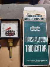 MARSHALLTOWN TRIDICATOR 3 1/2” TEMPERATURE & PRESSURE GAUGE STEAMPUNK NOS
