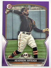 2023 Bowman Prospects - Aeverson Arteaga #BP-60 Purple /250