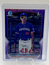 2023 Topps 1st Bowman Chrome Purple Shimmer Hendry Chivilli  /250 #BCP-236