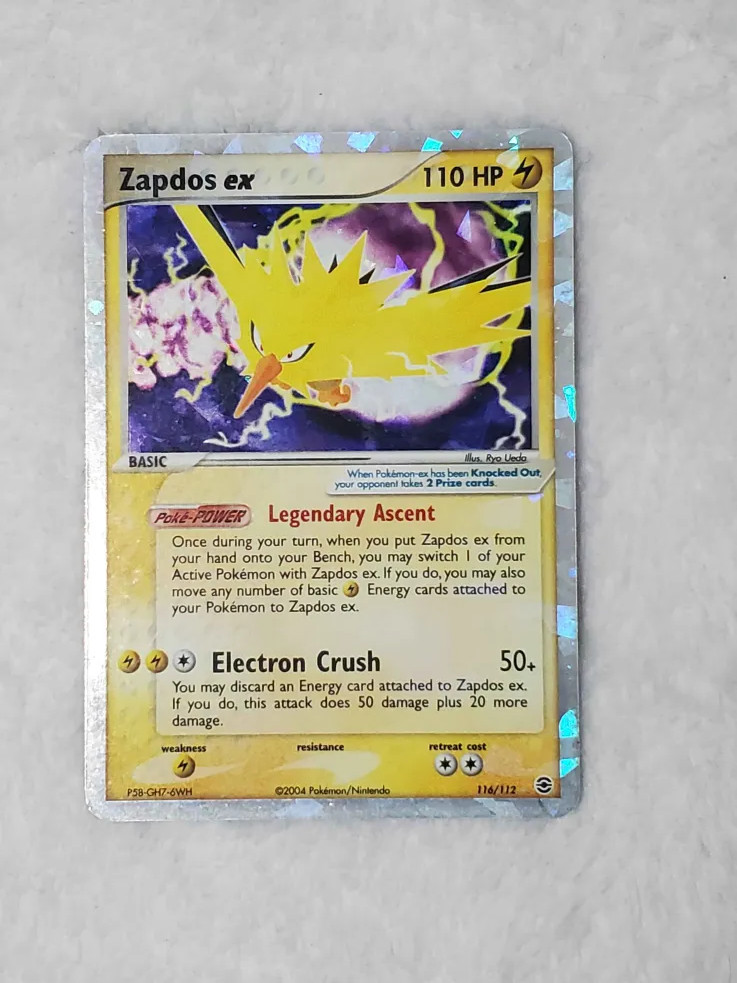 Zapdos ex 116/112 FireRed & LeafGreen Holo Fantastic Condition