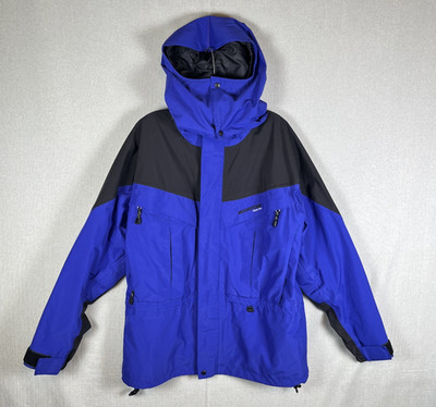 VTG Moonstone Mens Size M Goretex Hooded Technical Jacket Vented USA RARE EXC!