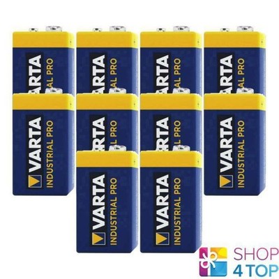 10x Varta Industrial Pro 9V Alkaline Batterie 6LR61 E-Block 9 V