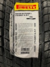 2 New 275 35 21 Pirelli Winter Sottozero 3 Run Flat Snow Tires