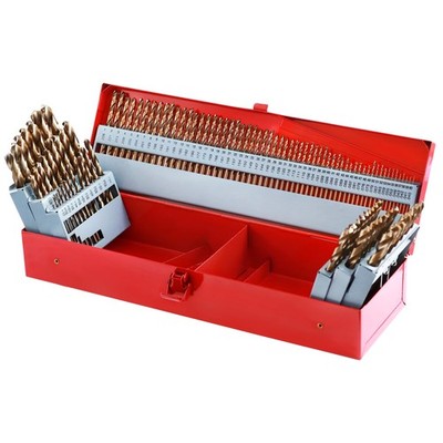 115Pcs Cobalt Drill Bits Set, M35 HSS 135° Tip, Twist Jobber Length Drill Bit...