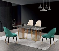 Komplette Garnitur Set Esstisch 4 StüHle Esszimmer Ess Gruppe Tisch MöBel 5Tlg