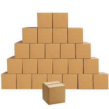 Small Shipping Boxes 6x6x6, 25-Pack - Ideal for Secure Packaging  Mailing