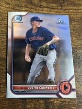 JUSTIN CAMPBELL 2022 Bowman Draft #BDC-113 1st Chrome