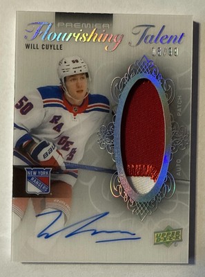 WILL CUYLLE 2023-24 Premier /99 ROOKIE AUTO PATCH #6/99 RC UD Flourishing Talent