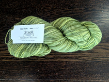 Knit Picks Merino Superwash Stroll Effects Tonal Fingering - Fennel Green 07
