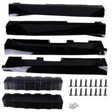 Gloss Black Zl1 Style Side Skirt Extension For 2016-2024 Chevy Camaro Lt Ss Rs Gloss Black Zl1 Style Side Skirt Extension For 2016-2024 Chevy Camaro Lt Ss Rs