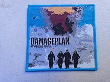 DAMAGEPLAN, NEW FOUND POWER, SEW ON BLUE BORDER WOVEN PATCH