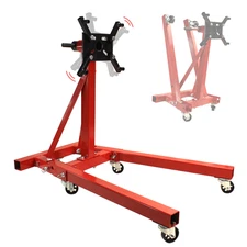 2200lb Heavy Duty Steel Engine Stand Auto Truck Motor Hoist Automotive Shop