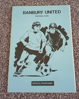Banbury United V Oxford United 1987 Programme Oxfordshire Senior Cup Final