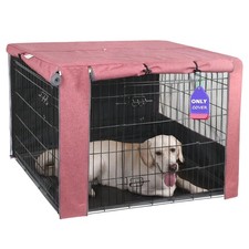 Pink HiCaptain Crate Cover 37" X 24" X 25" for 36" Dog Crate - New, no tags