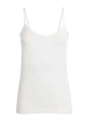 WOLFORD AURORA HAWAII TOP WHITE SEAMLESS SMALL UK 10-12 & DUST BAG CHRISTMAS  - Image 1 of 4