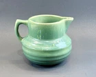 Vintage 1920's McCoy Pottery Green Glaze Stoneware Buttermilk Pitcher/Jug #121