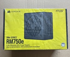 CORSAIR RM750e ATX 3.0 PCIe 5.1 Ready Fully Modular 750W Power Supply   12V-2x6