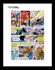 George Perez Fantastic Four #192 Rare Production Art Pg 3