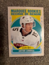 2021-22 UD Series 2 Anton Lundell O-Pee-Chee Retro Marquee Rookie Card #620