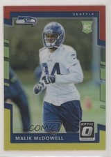 2017 Donruss Optic Rookies Red & Yellow Prizm Malik McDowell #139 0w8