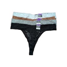 Inc International Concepts Women's Lace Thong Panties XXL - 4 Pack 1004