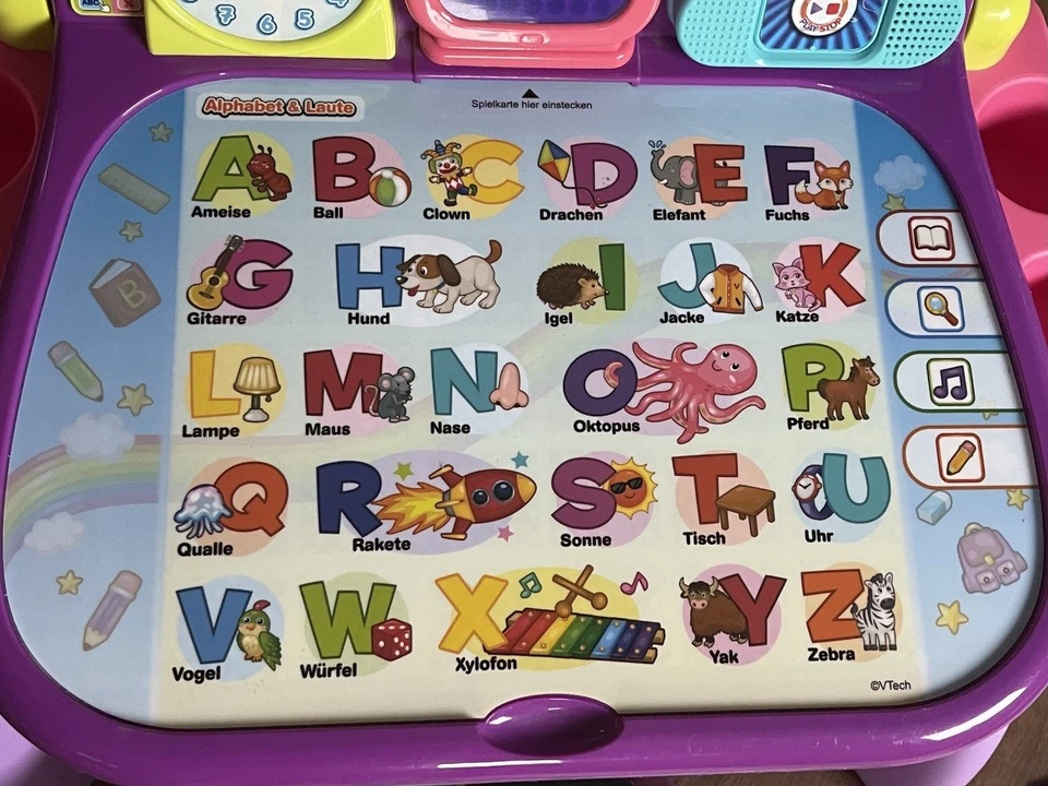 V-Tech Lerntisch Magischer Schreibtisch 3 in 1 top Zustand - Bild 3 von 4