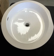 Toto Under Counter Bathroom Sink in Cotton. LT233#01. $170