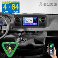 4+64G Android 15 Autoradio Carplay GPS Navi SWC F&uuml;r Mercedes Benz Sprinter W907