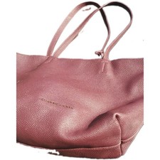 Etienne Aigner Burgundy Pebbled Leather Slouchy Hobo Tote Shoulder Bag Purse